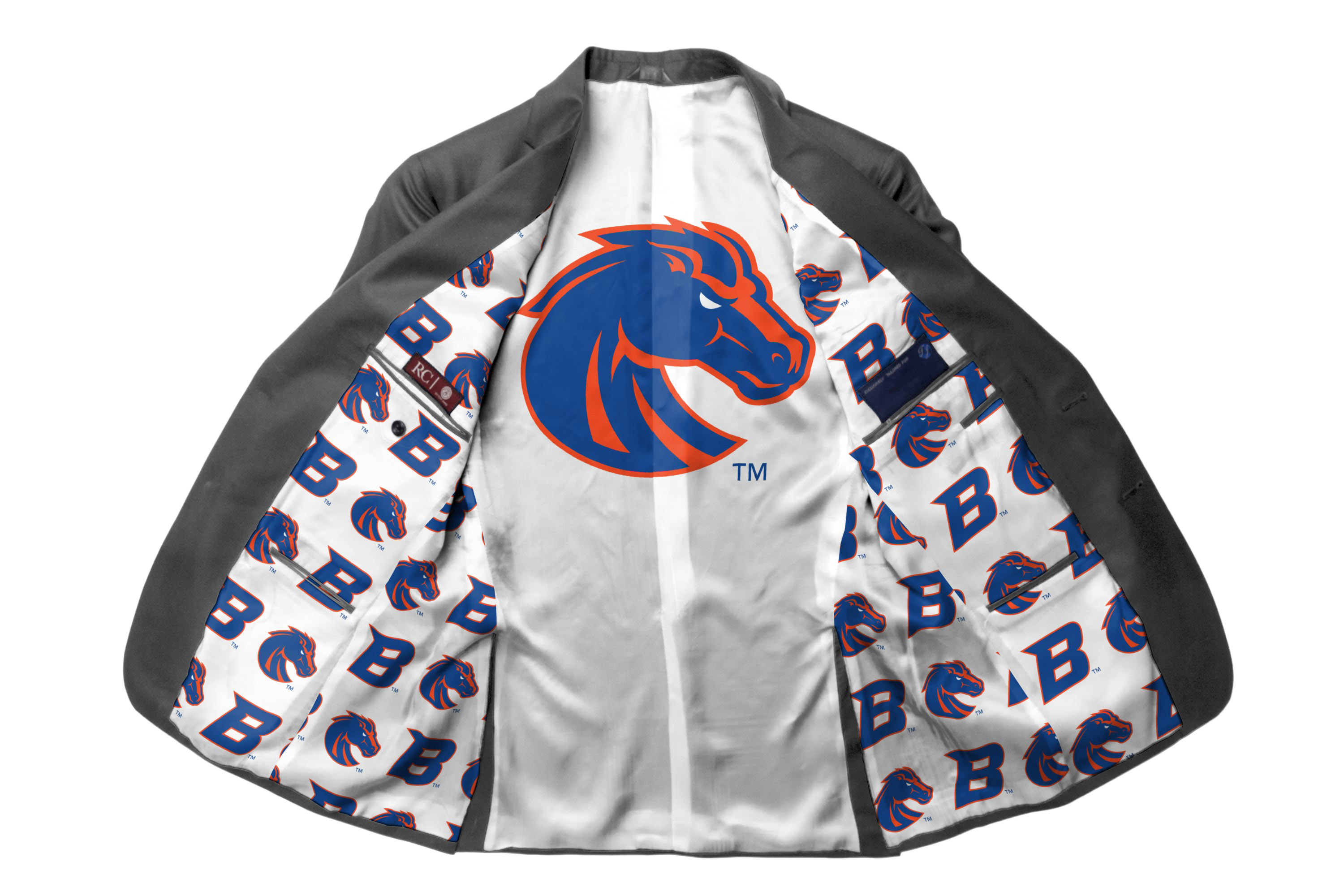 Collegiate Suit & Jacket Linings, Boise State                   