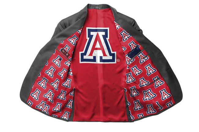 Collegiate Suit & Jacket Linings, University of Arizona         