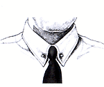 The Pointed Eyelet custom shirt collars