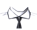 Cutaway custom dress shirt collars
