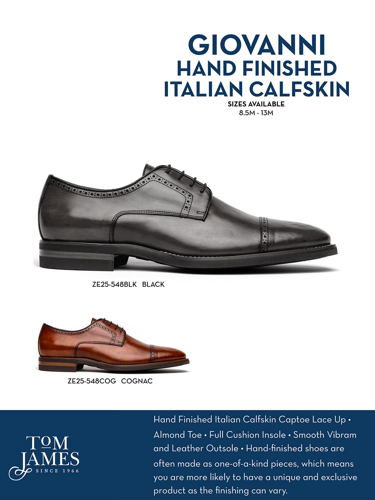 GIOVANNI ITALIAN CALFSKIN LACE UP - Zelli