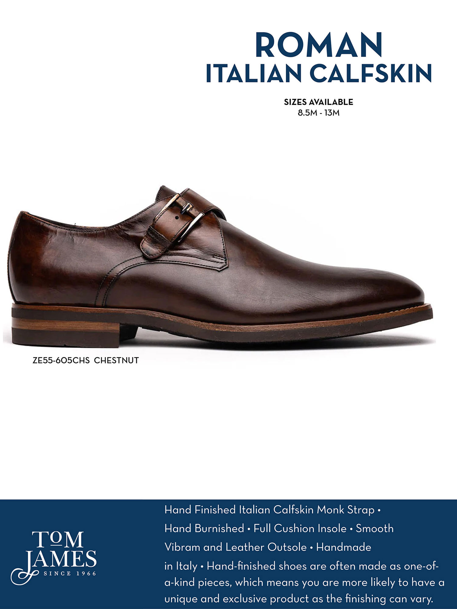 ROMAN ITALIAN CALFSKIN MONKSTRAP - Zelli