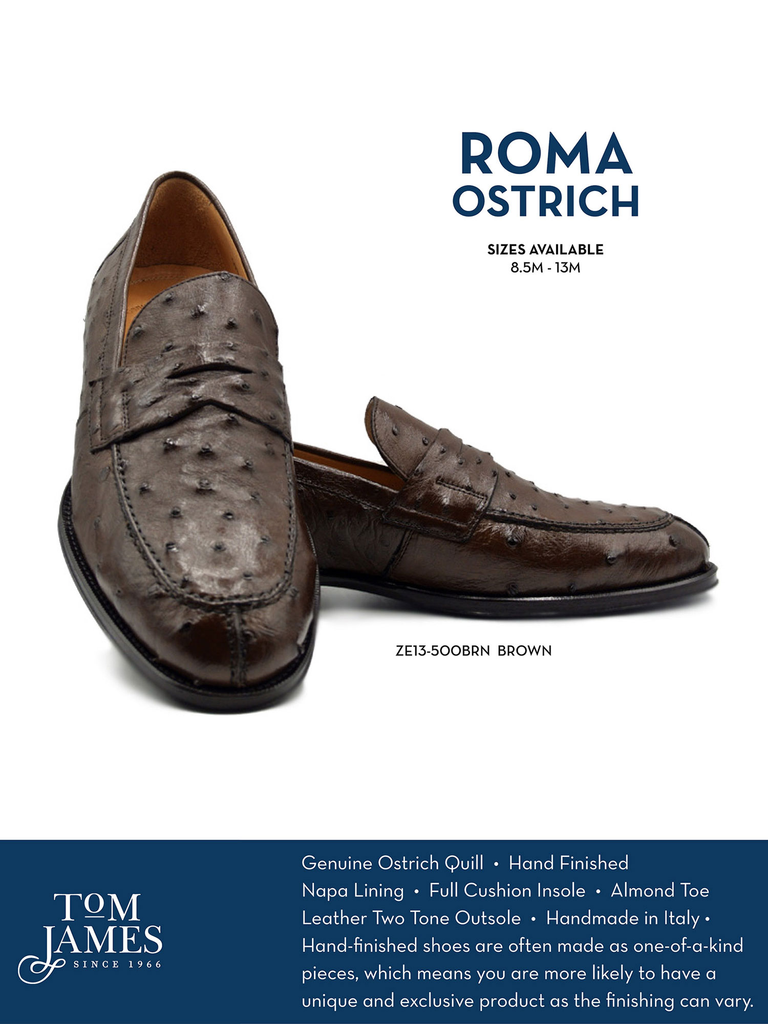 ROMA OSTRICH QUILL PENNY LOAFER - Zelli