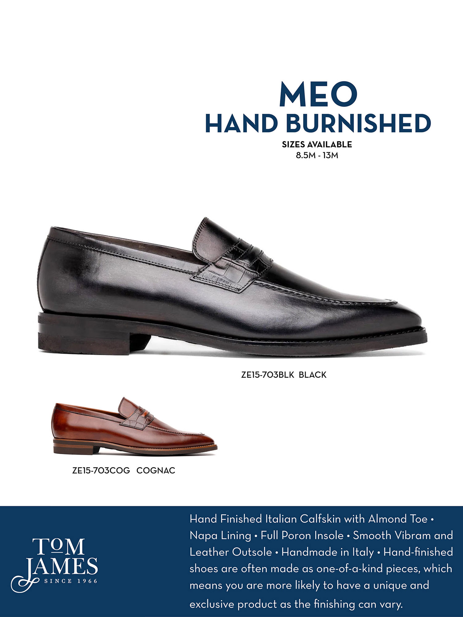 MEO HAND BURNISHED LOAFERS - Zelli
