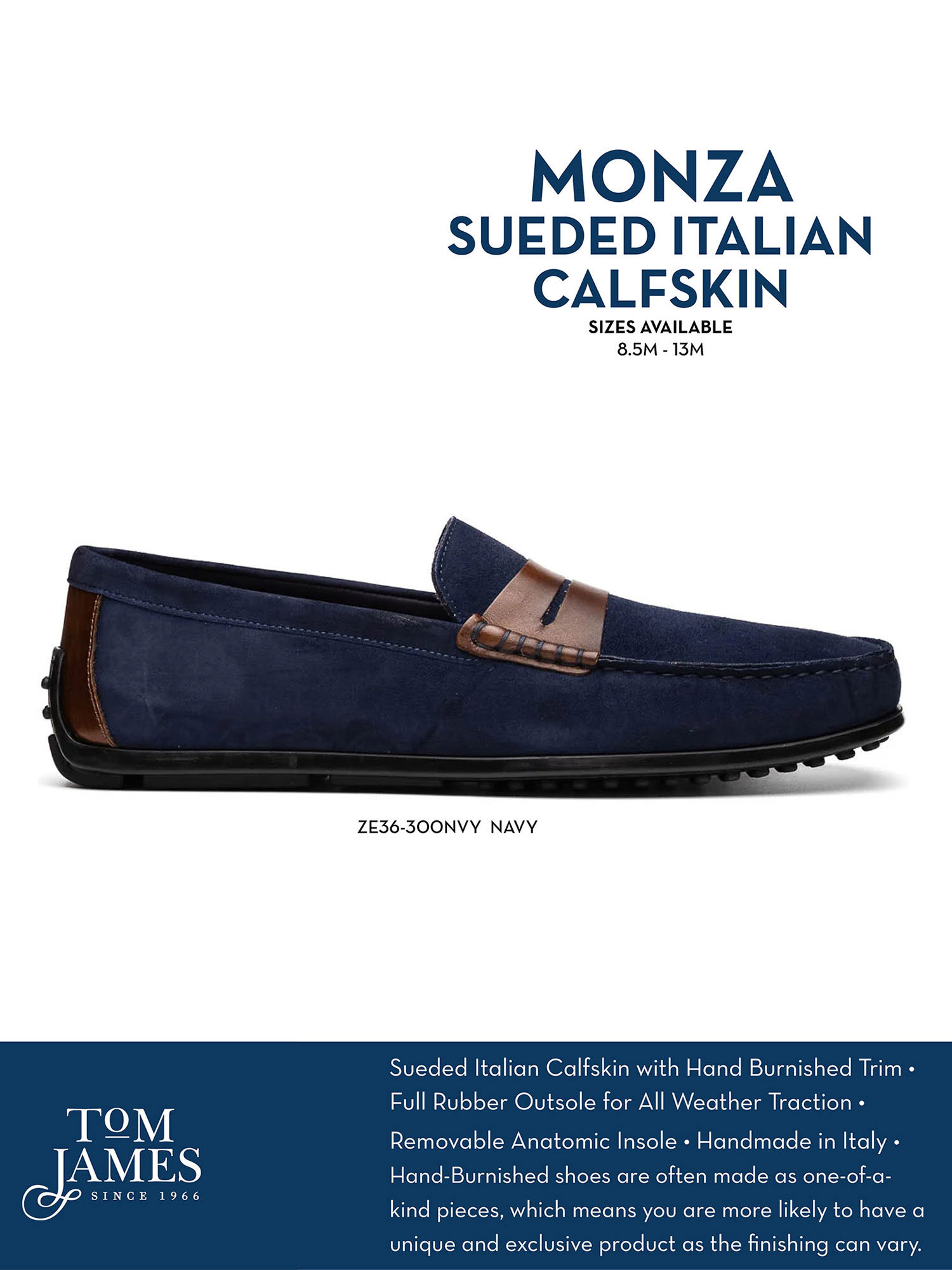 MONZA SUEDED ITALIAN CALFSKIN DRIVER - Zelli