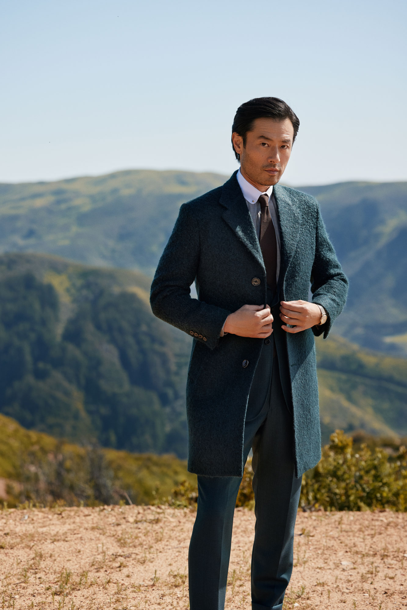 Forest Boucle Topcoat