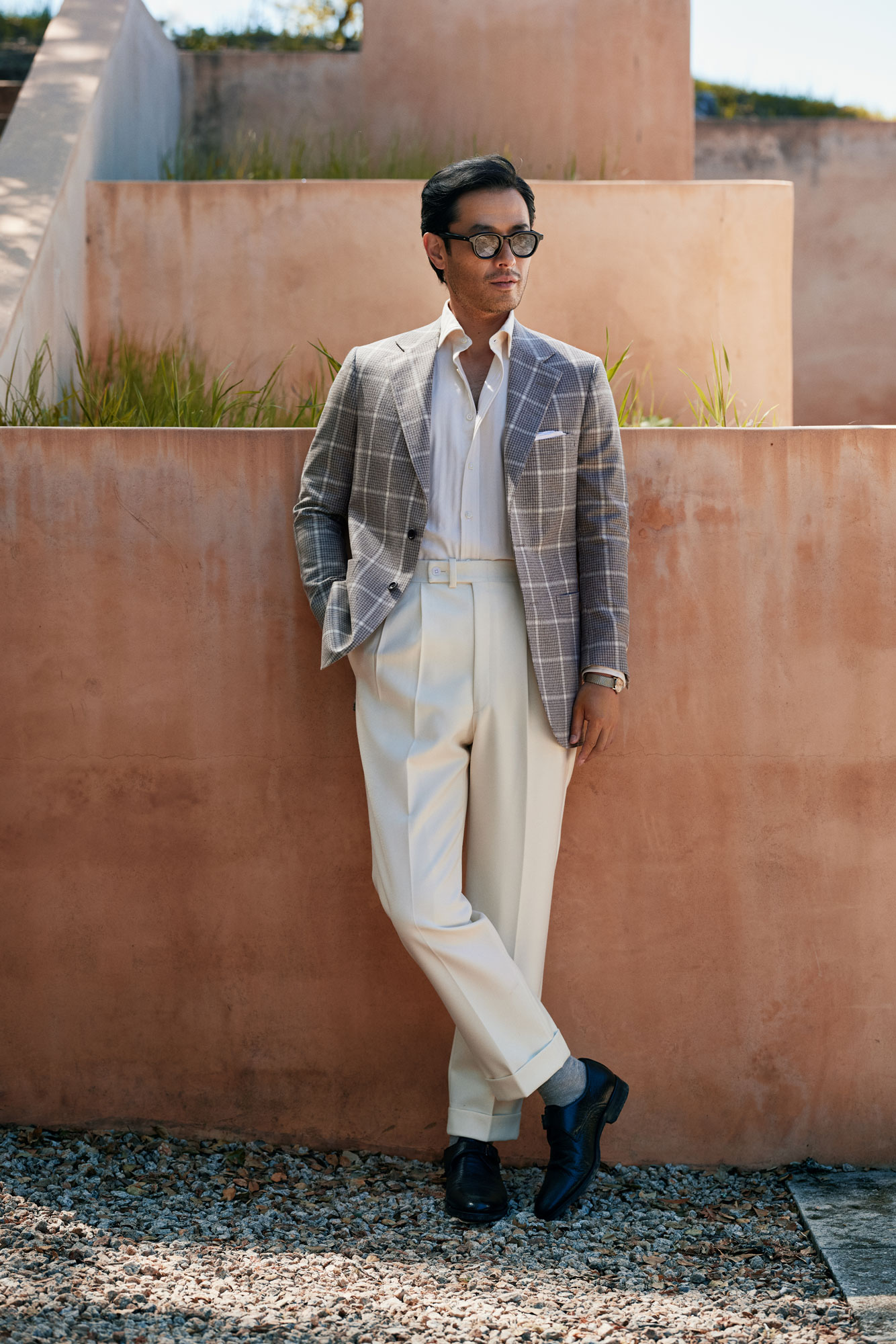 Silver Windowpane Sportcoat