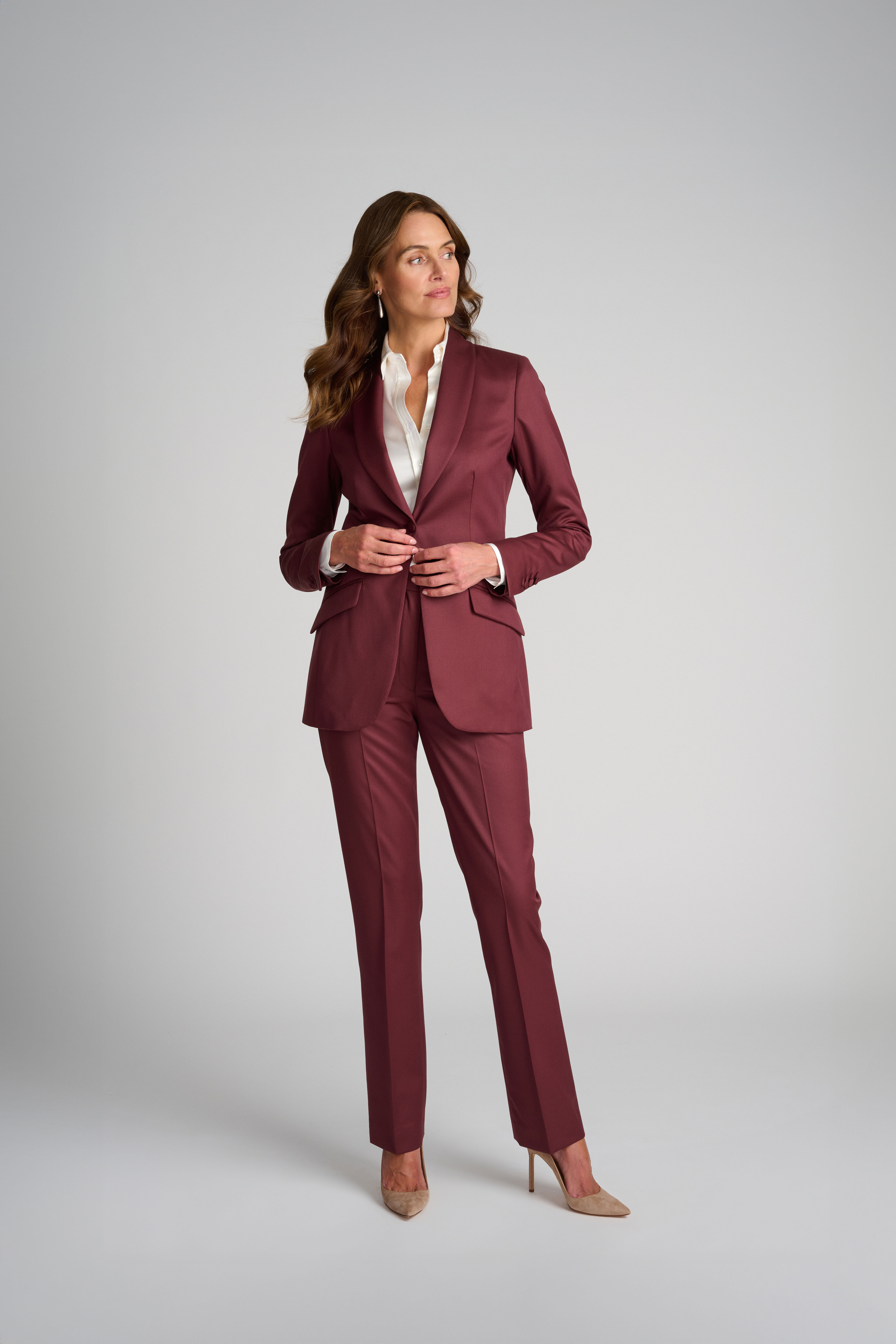 Maroon Solid Suit