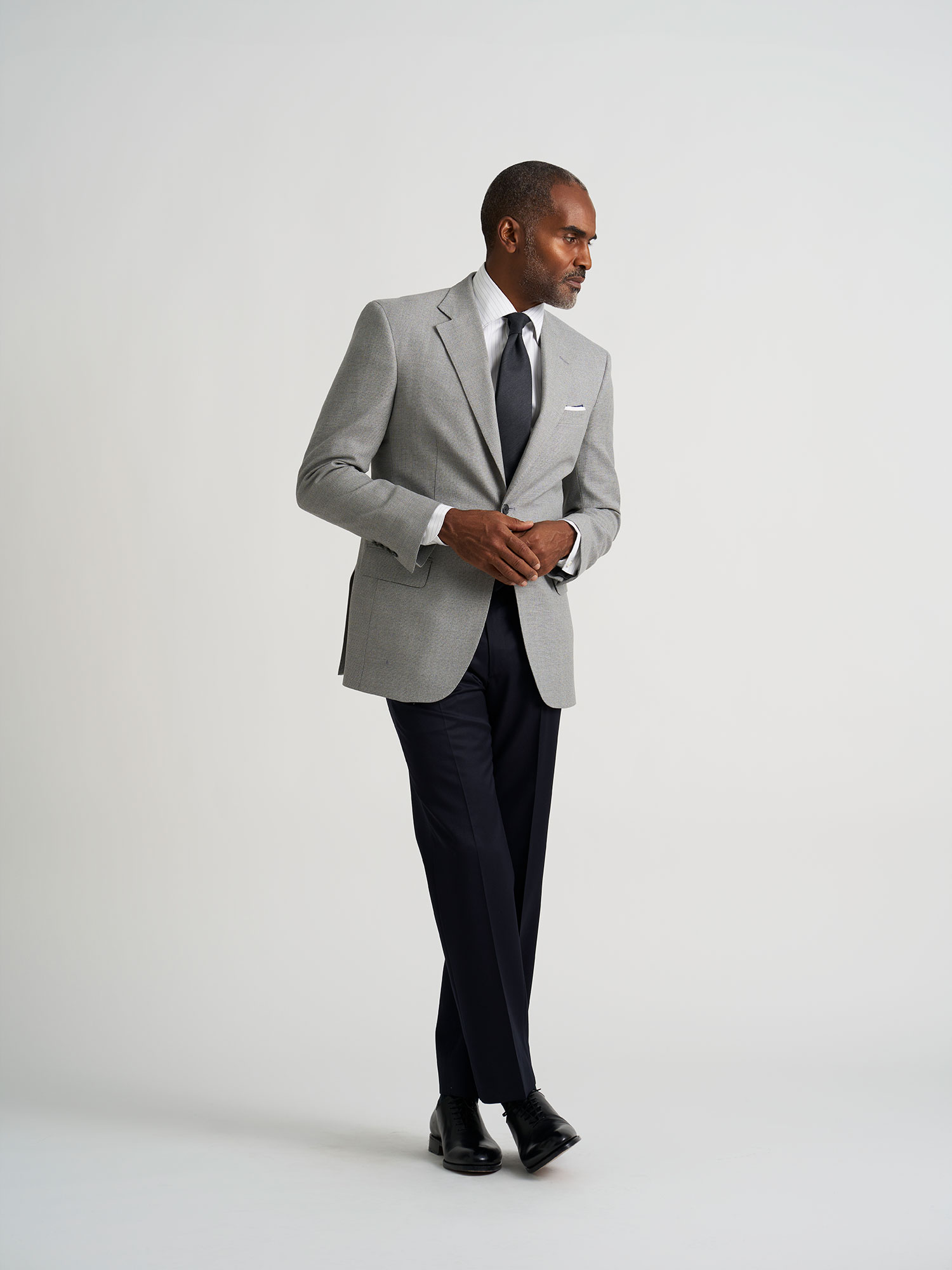 Light Gray Mesh Sportcoat