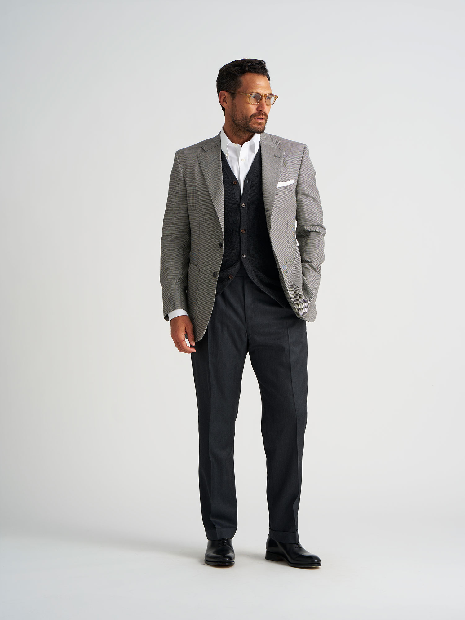B&W Houndstooth Sportcoat