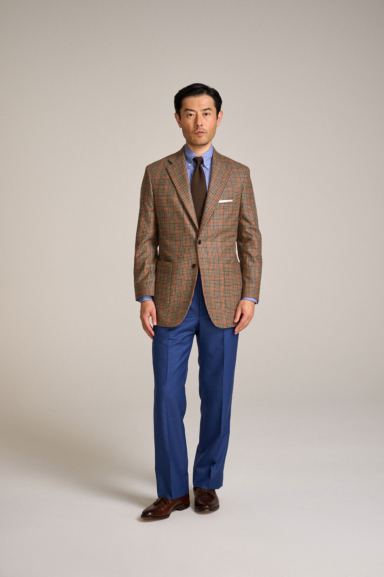 Tan Guncheck Sportscoat