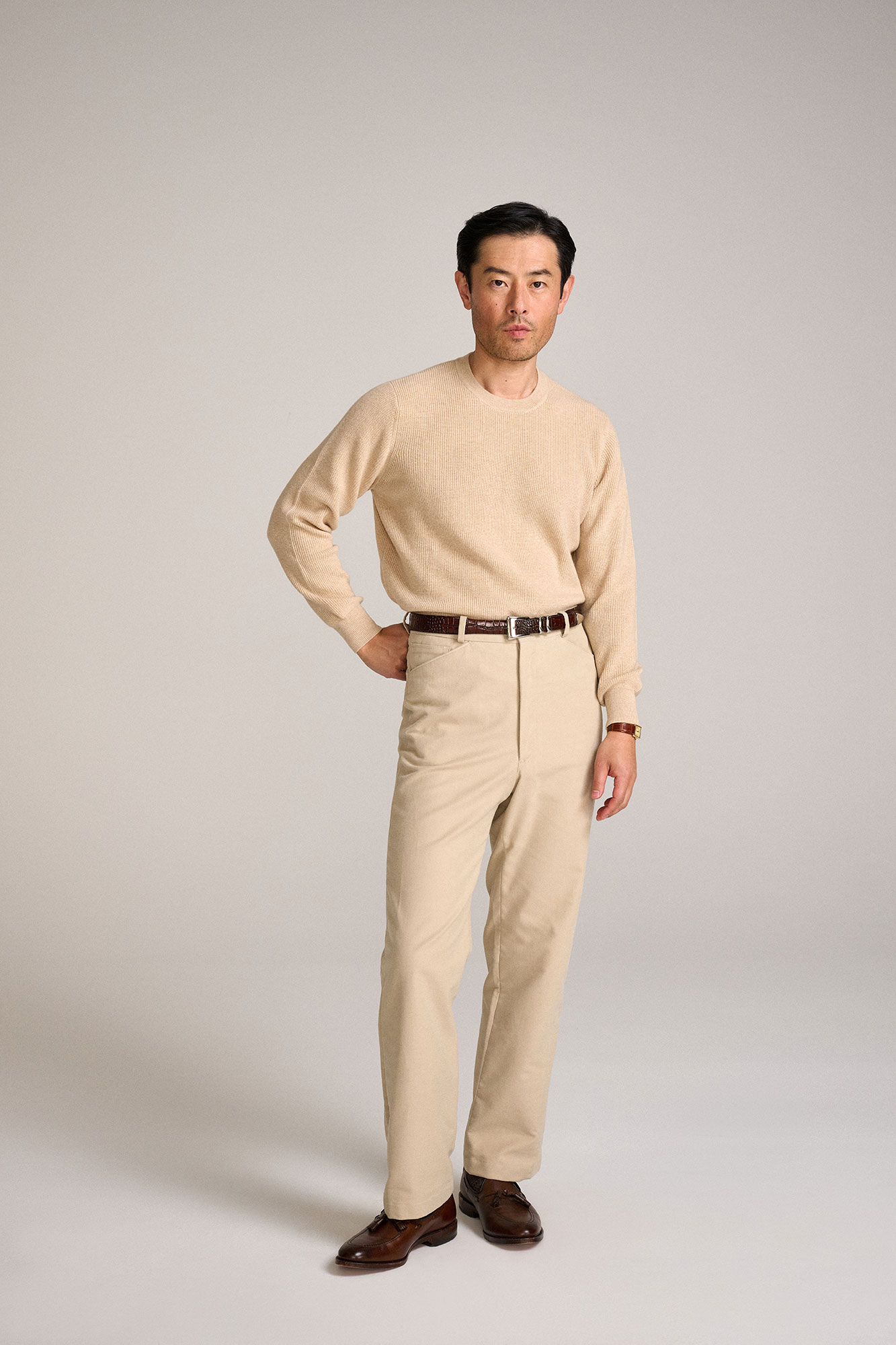 Light Tan Moleskin 5 Pocket Pant