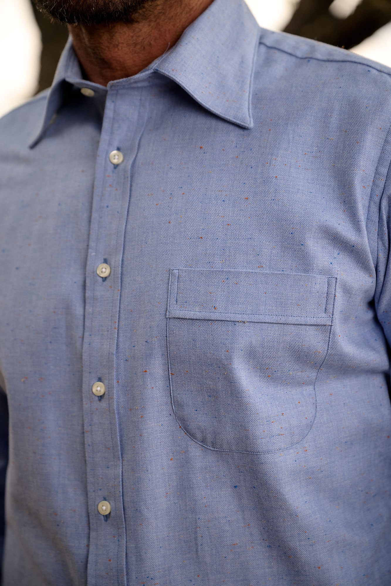 Blue Donegal Shirt