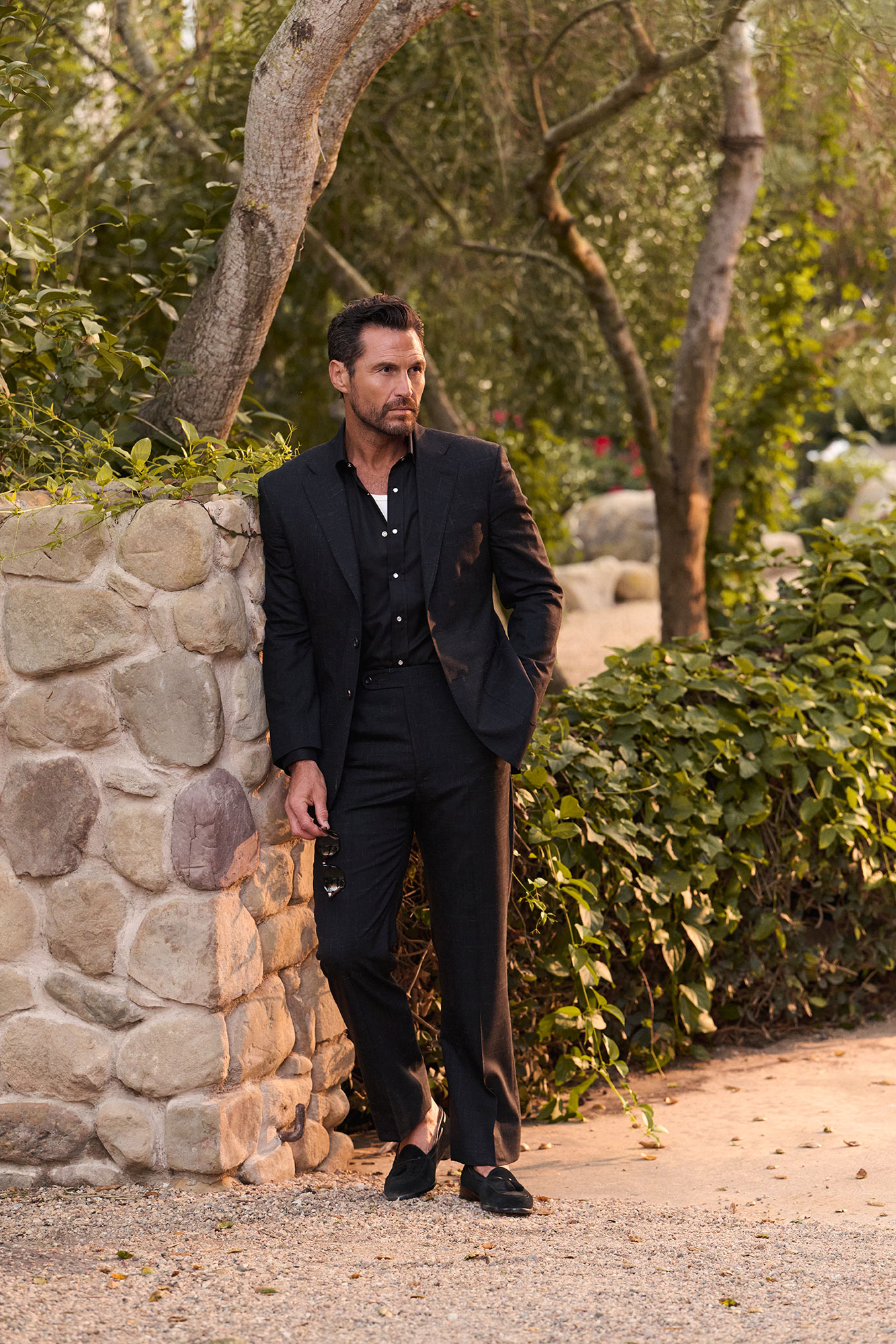 Black Western Snap Button Shirt