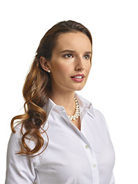 CUSTOM SHIRTS                                                                                                                                                                                                                                             , Executive Collection White Check Custom Women's Shirt