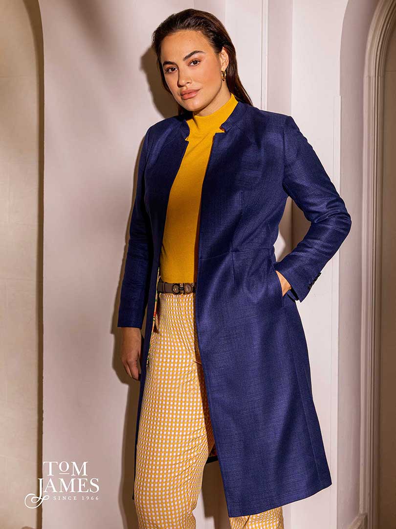 Women's Yellow Mock Neck Longlseeve