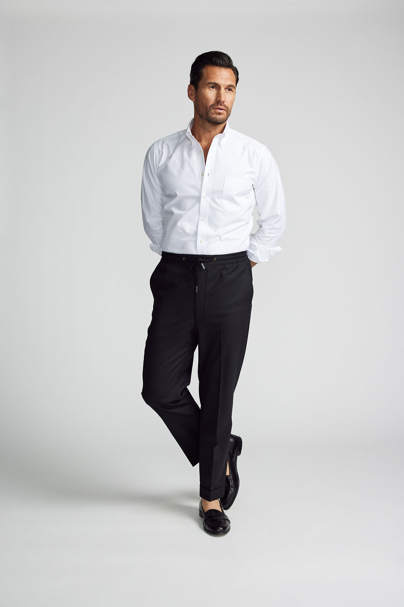 White Oxford Button Down
