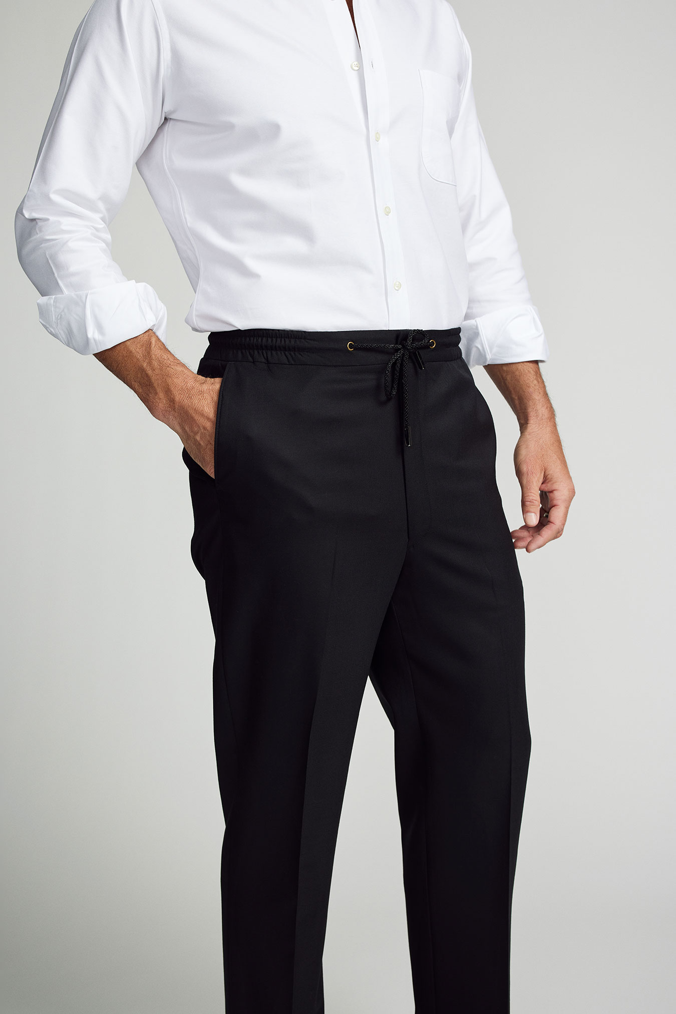 Stretch Drawstring Trouser