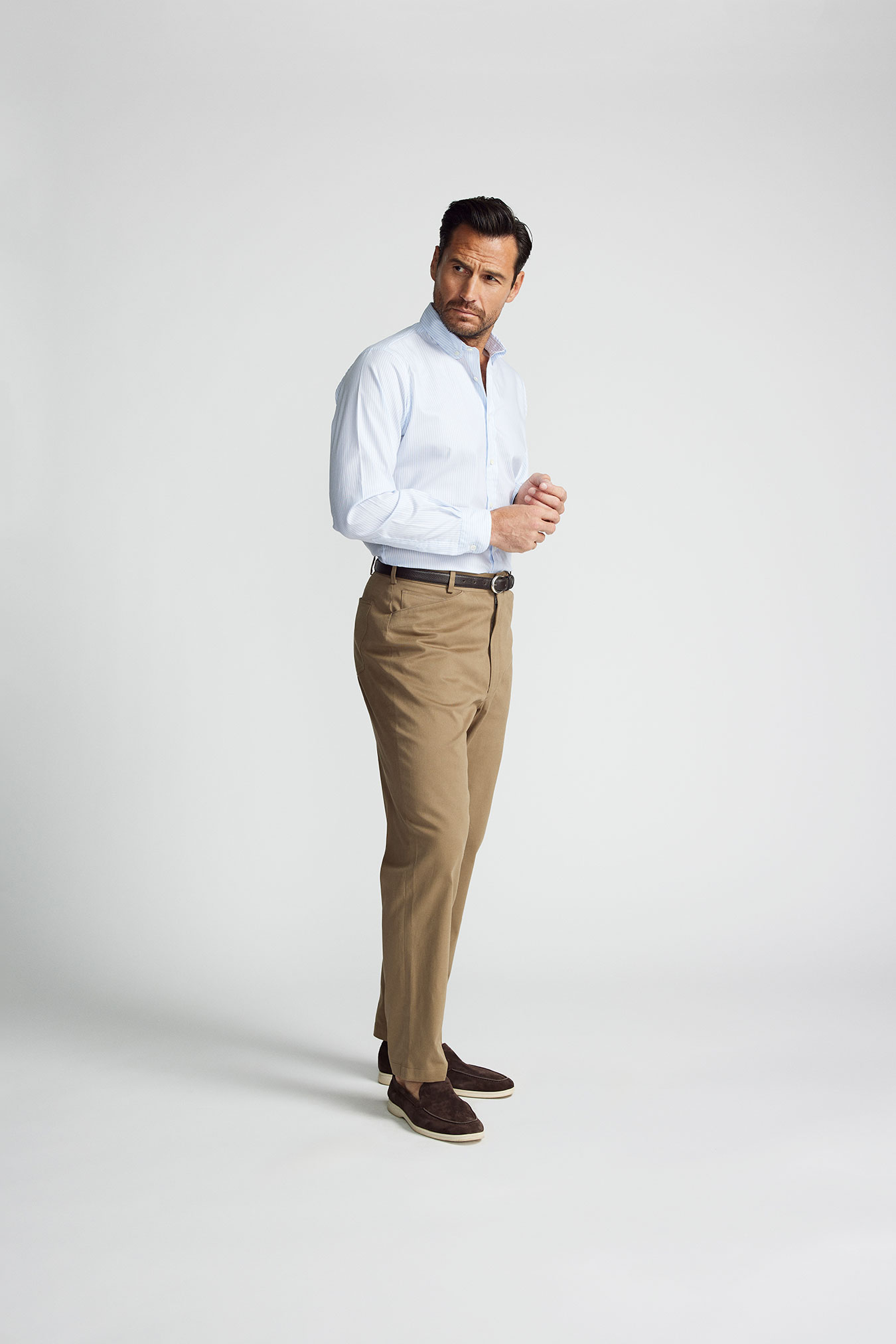 Tan Five Pocket Pant