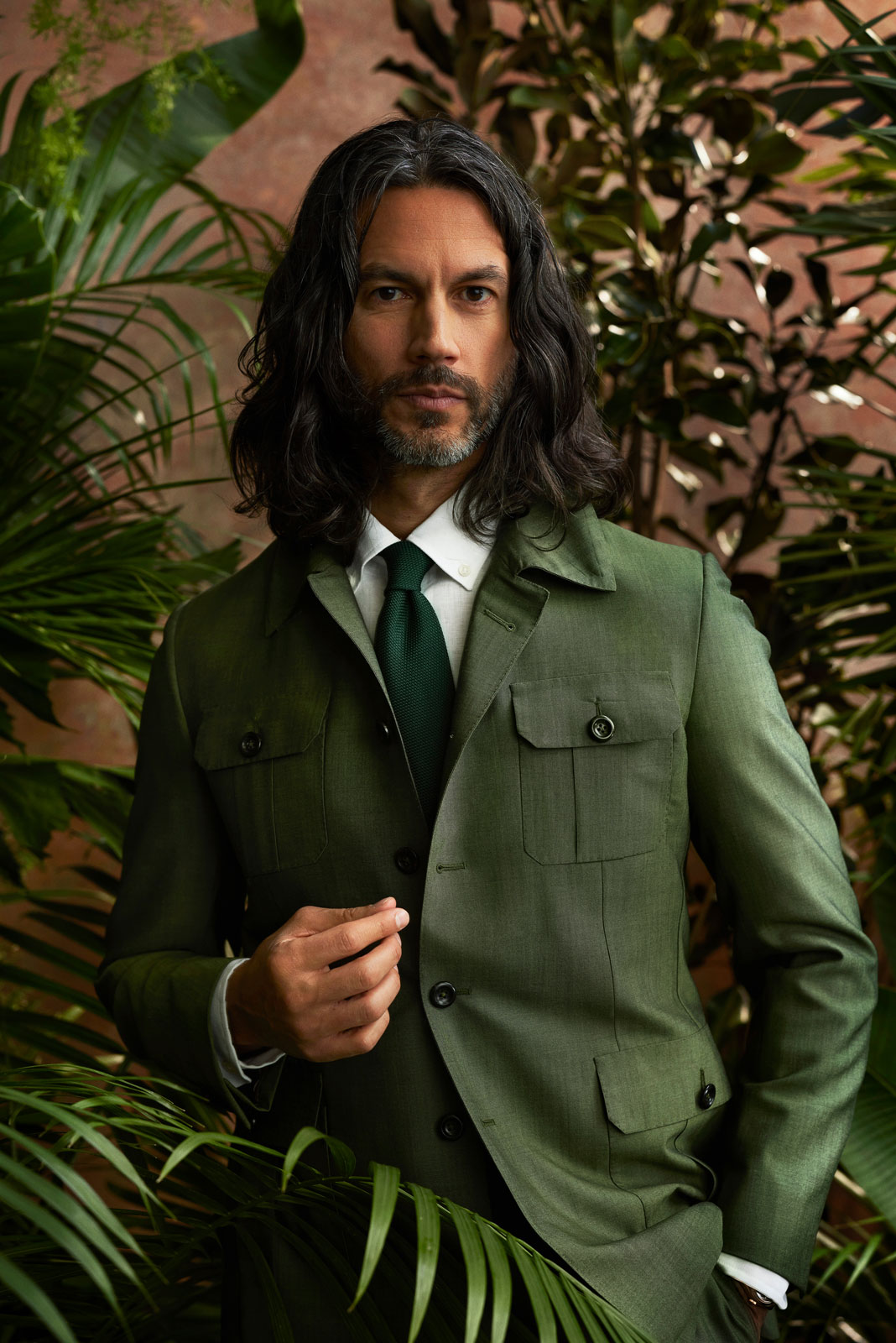 Olive Safari Suit