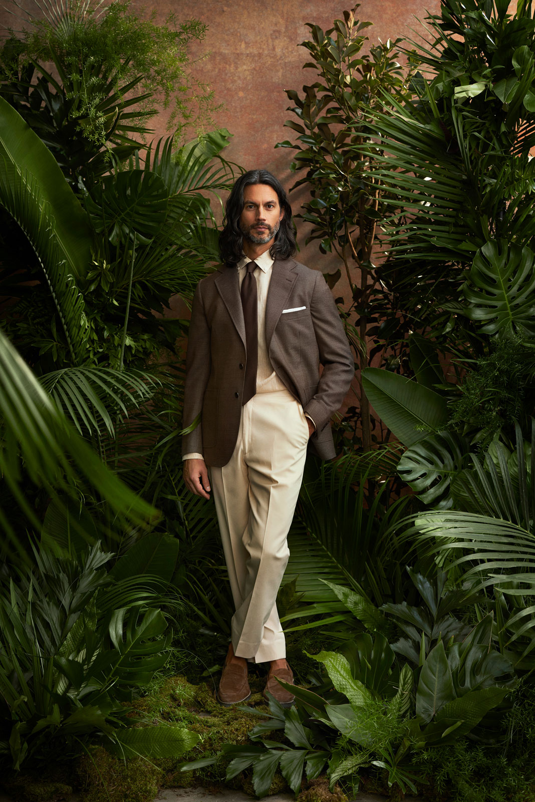 Brown Puppytooth Jacket