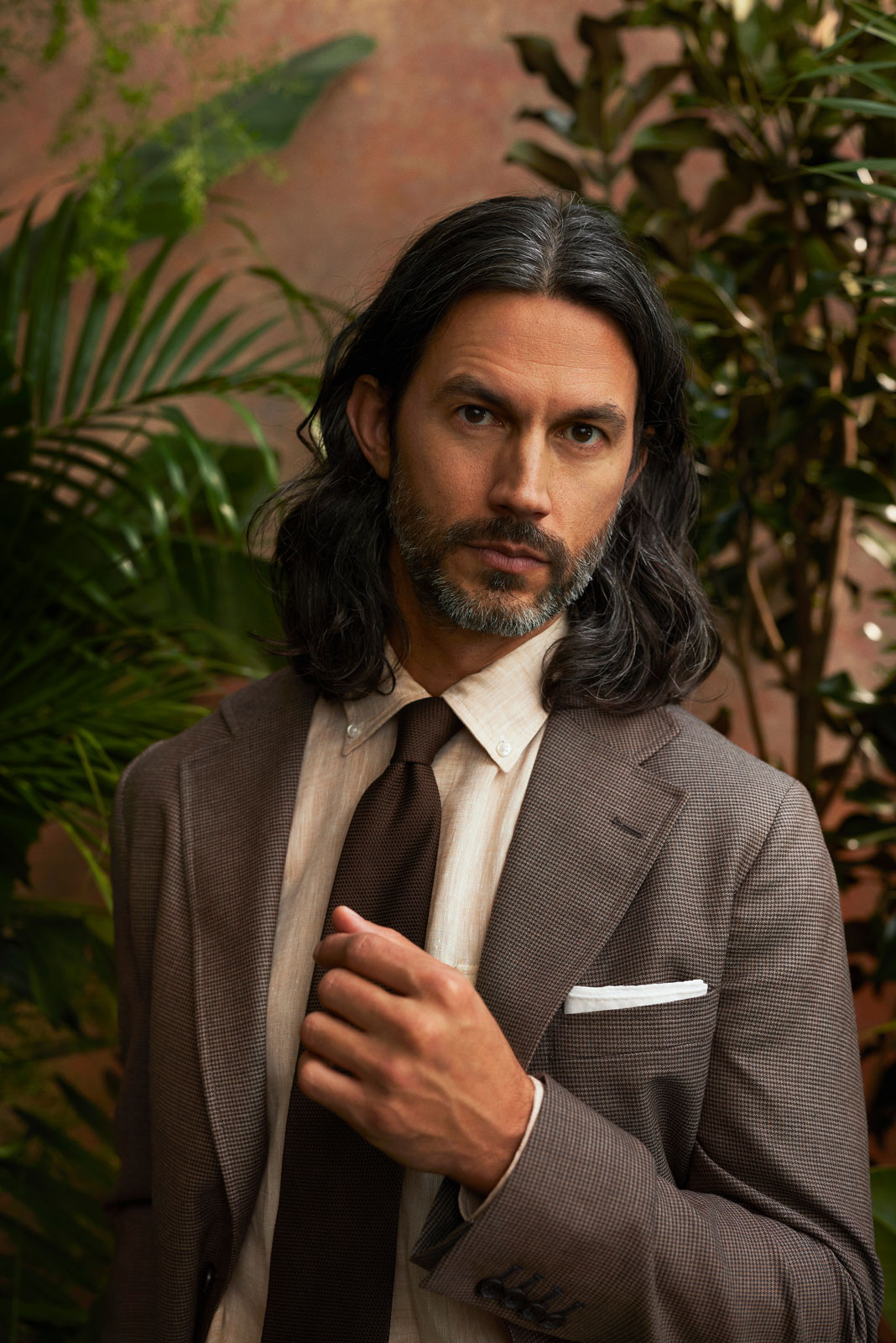 Brown Puppytooth Jacket