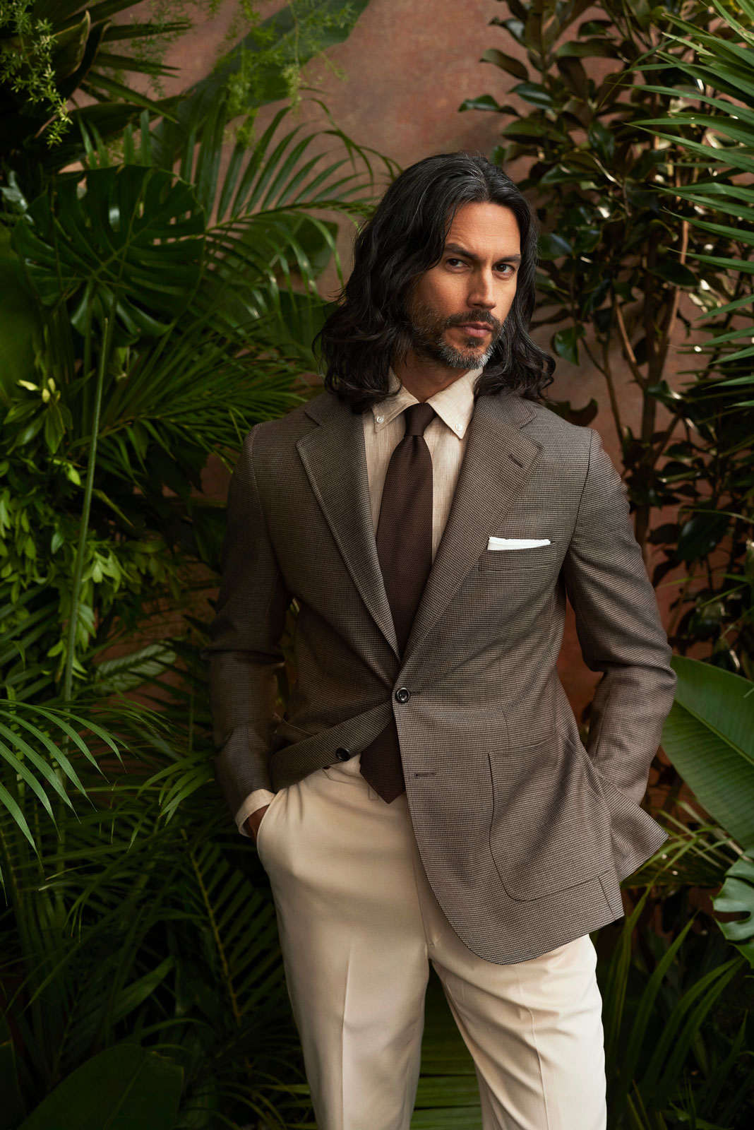 Brown Puppytooth Jacket