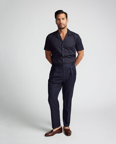 The Camp Shirt                                                                                                                                                                                                                                            , Navy Camp Shirt