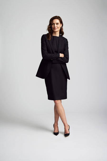 Cap-Sleeved Black Dress