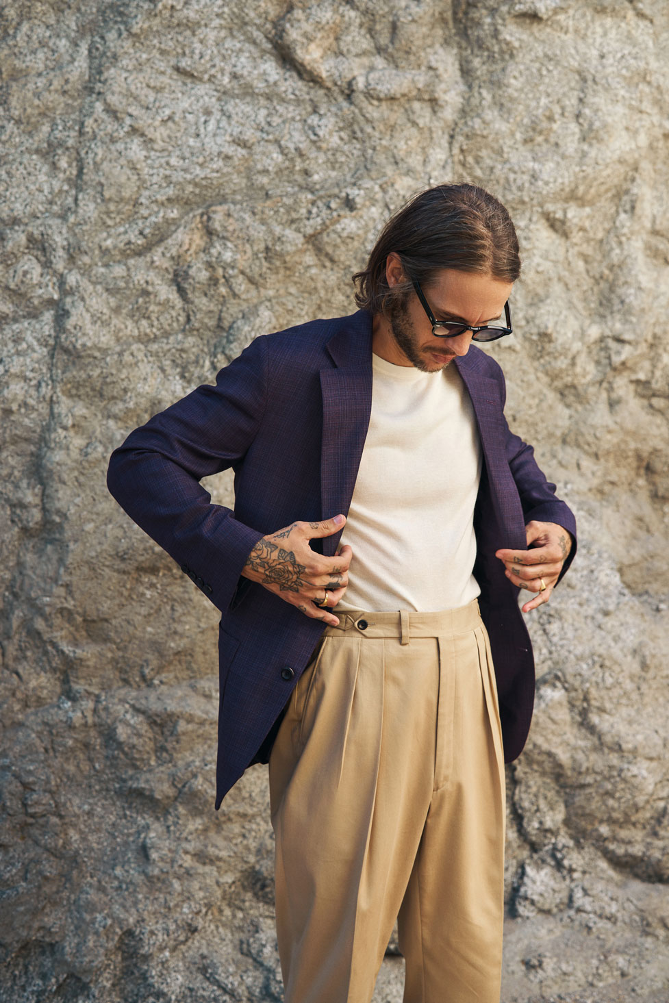 Eggplant Hopsack Sportcoat