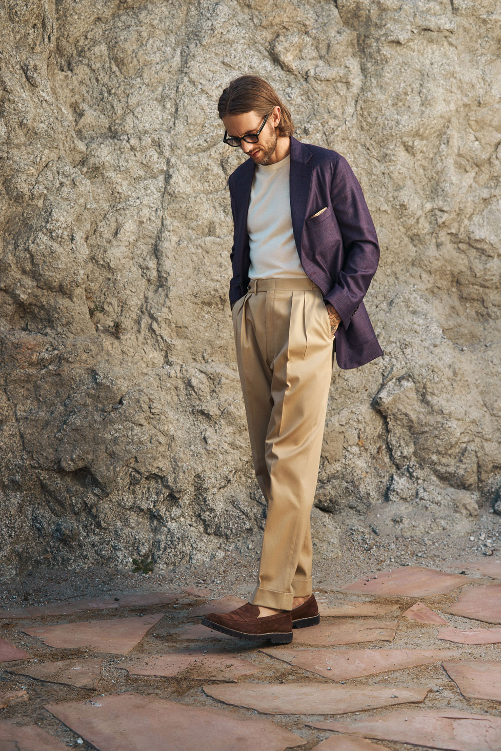 Eggplant Hopsack Sportcoat