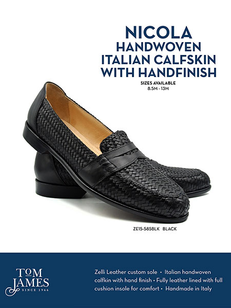 Zelli Sportswear Catalog Spring 2026                                                                                                                                                                                                                      , NICOLA ITALIAN CALFSKIN BASKETWEAVE - Zelli