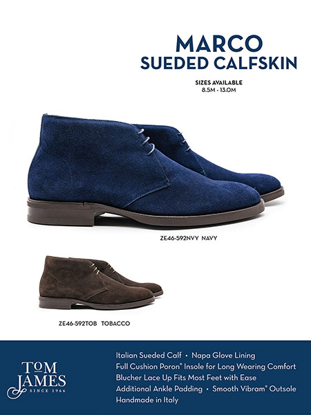Zelli Sportswear Catalog Spring 2026                                                                                                                                                                                                                      , MARCO SUEDE CALFSKIN CHUKKA BOOT - Zelli
