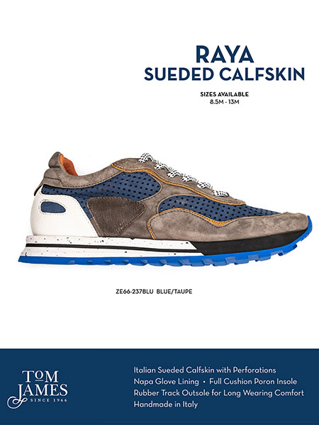 Zelli Sportswear Catalog Spring 2026                                                                                                                                                                                                                      , Raya Perforated Italian Calfskin Sneakers - Zelli