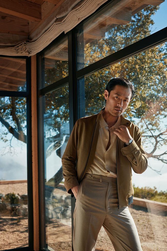 Tan Water Resistant Bomber