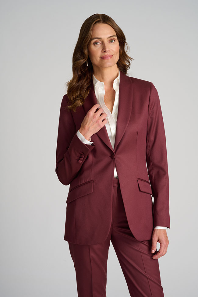 Maroon Solid Suit