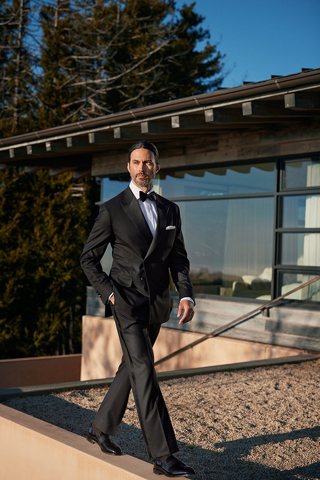 Black Double-Breasted Tuxedo