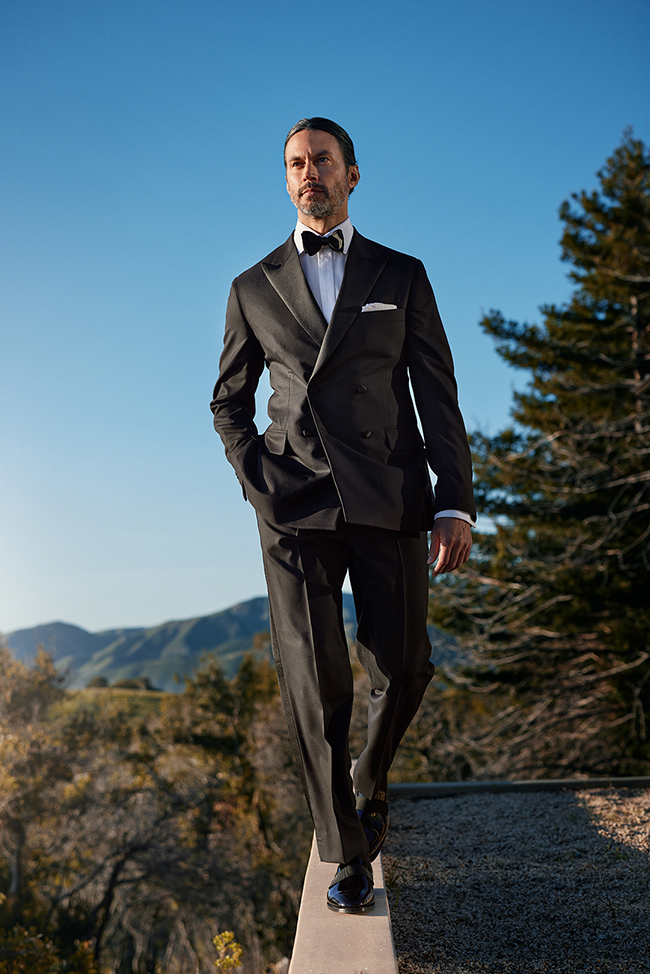 Black Double-Breasted Tuxedo