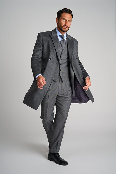 Mens Oxxford                                                                                                                                                                                                                                              , Double Breasted Bar Coat