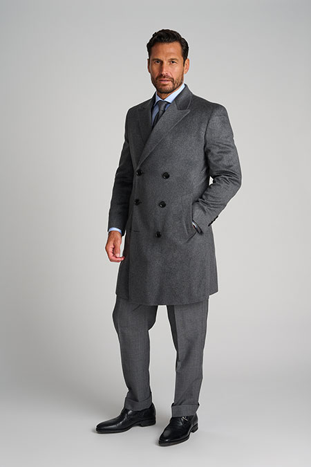 Mens Oxxford                                                                                                                                                                                                                                              , Double Breasted Bar Coat