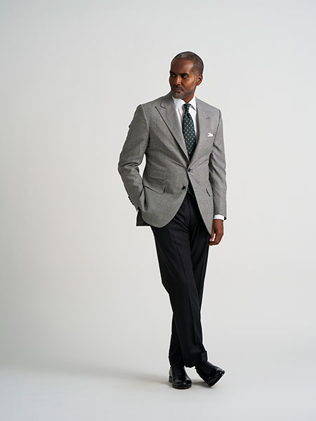 Men's Classics                                                                                                                                                                                                                                            , B&W Glen Plaid Sportcoat