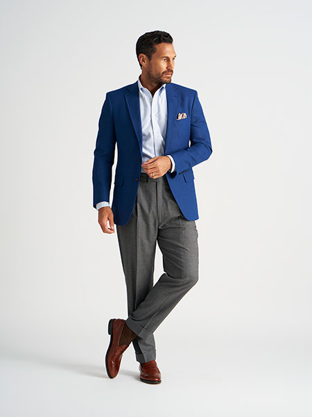 Men's Classics                                                                                                                                                                                                                                            , Sharkskin Gray Trousers
