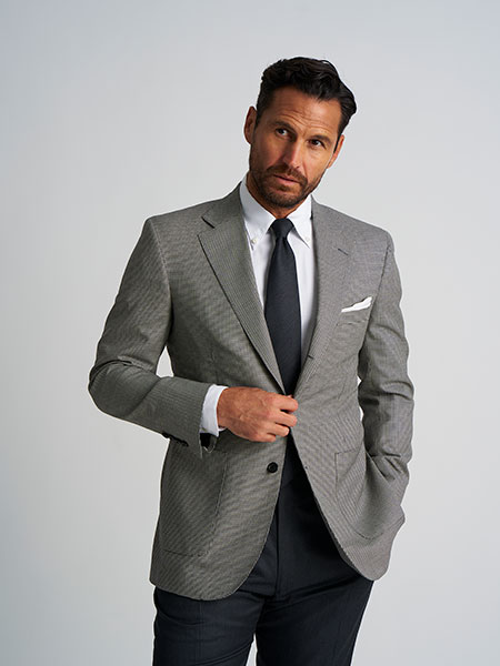 B&W Glen Plaid Sportcoat