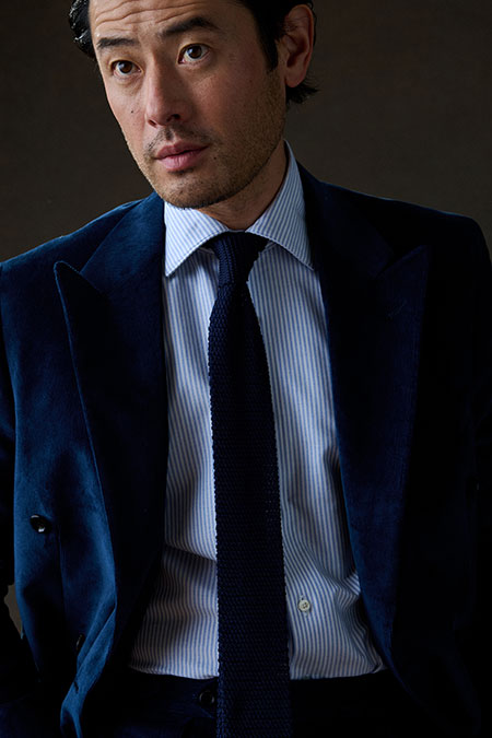Navy Corduroy Suit