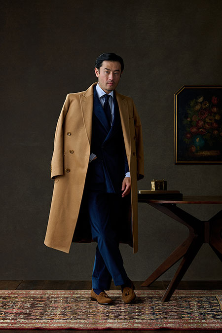 Camel Rhamnusia Cashmere Top Coat