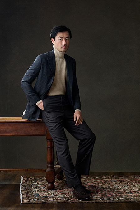 Camel Cashmere Turtleneck