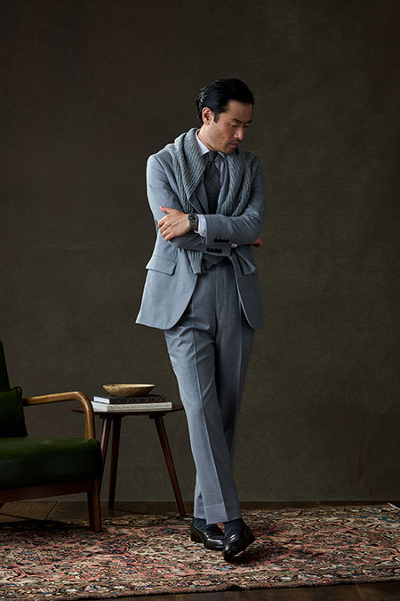 Light Gray Flannel Suit