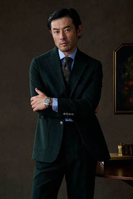 Green Moleskin Suit