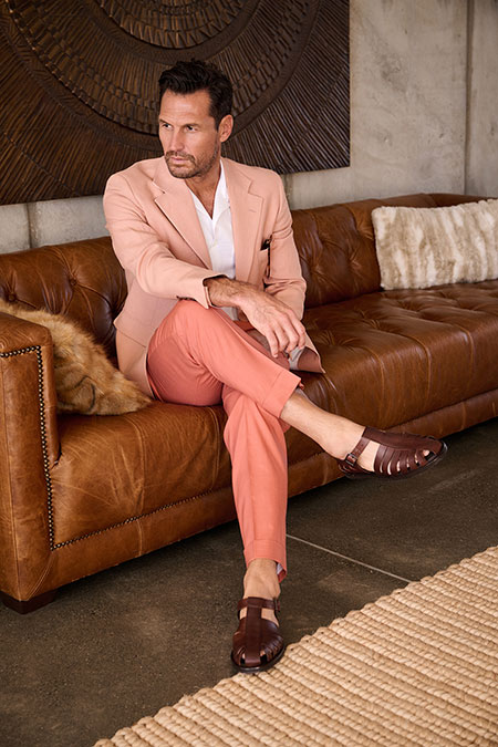 Coral Solid Sport Coat