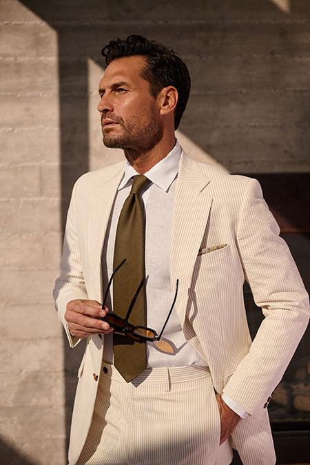White Linen Dress Shirt
